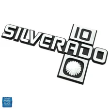 1981-87 GM Trucks Silverado “10” Fender Emblem GM 14026451 Each