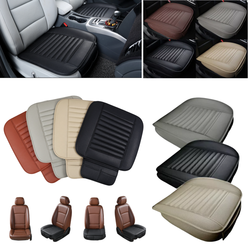 Car Seat Cover Universal Anti-Slip Driver Car Seat Protector with Storage Pocket-image