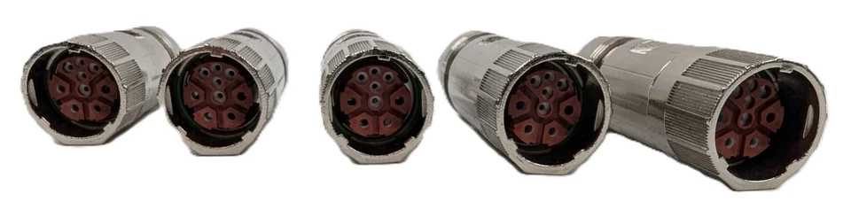 5 TE Intercontec BSTA082 Speedtec 923 Plug Circular Connector 9Pin Motor End NEW - Image 3 of 4