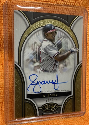 Autografo Andruw Jones 2023 Topps Tier One #PPA-AJ Prime Performers /299 Atlanta - Foto 3 di 7
