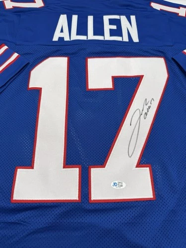 Josh Allen Signed Buffalo Bills Football Jersey NFL ALL PRO MVP FSG COA