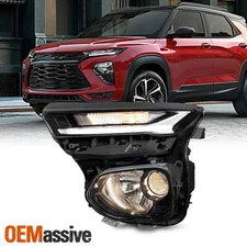 For 2021-2023 Chevy Trailblazer Halogen Headlights w/ LED DRL Signal Driver Side