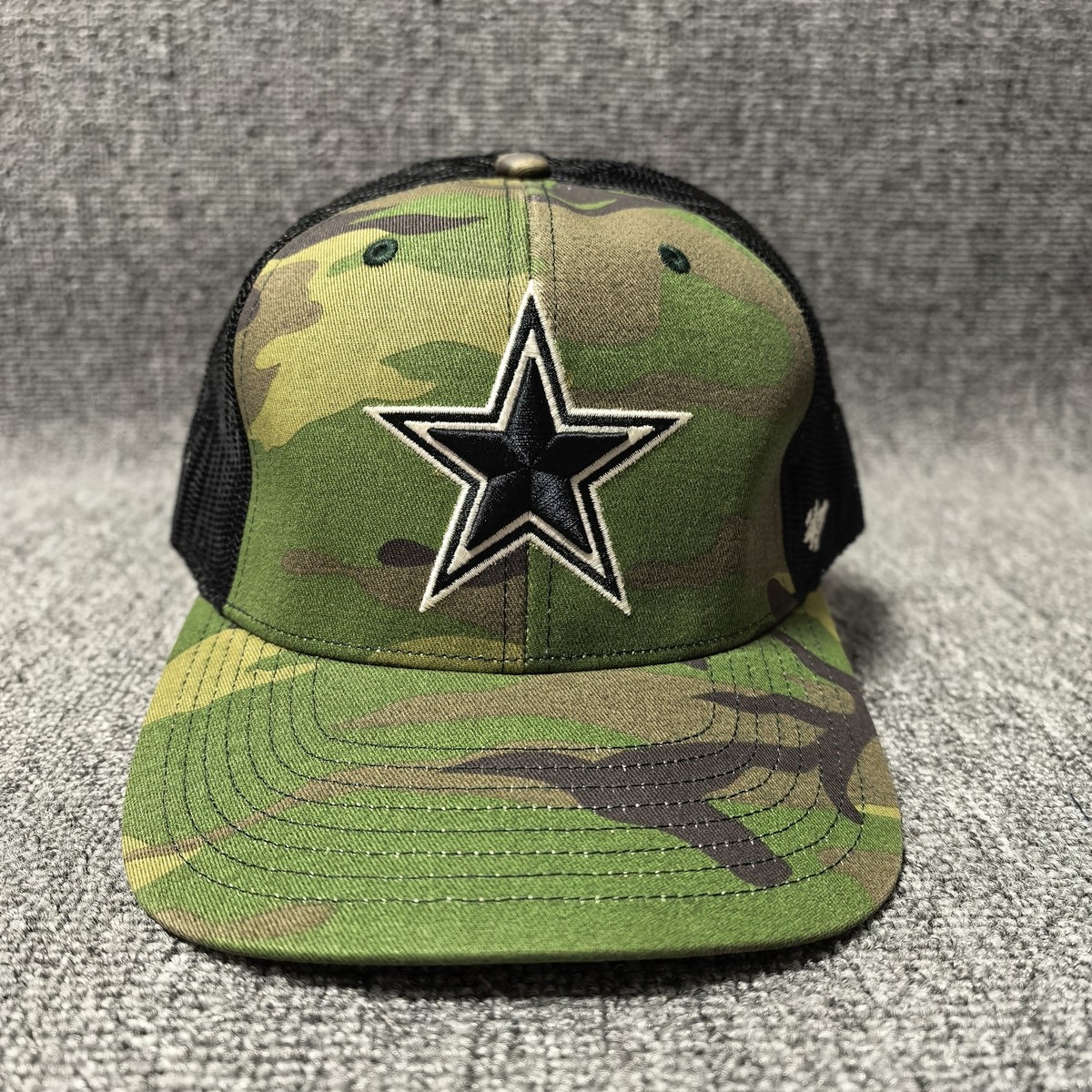 '47 Brand Dallas Cowboys NFL Camo Trucker Hat Mesh Back Adjustable Cap
