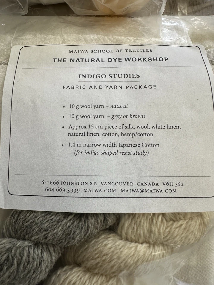 Maiwa The Natural Dye Workshop - Supply Kit-INCOMPLETE - Image 3 of 4