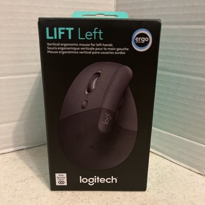 Logitech Lift LEFT Wireless Vertical Mouse Ergonomic Bluetooth Windows MacOS