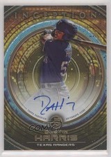 2022 Bowman Inception Prospect Auto Gold Foil /50 Dustin Harris #PA-DH Auto sc8