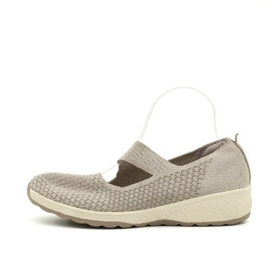 Skechers Damen Freizeitschuh EU 39.5 SN 100453 Beige Komfort Mary Jane