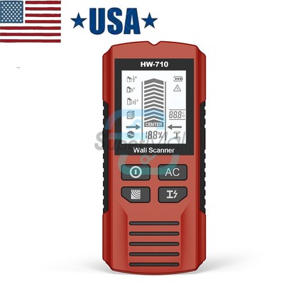 HW-710 Stud Finder Wall Scanner 6-in-1 Handheld Wall Detector Metal Detector US