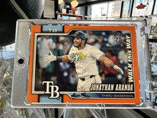 2026 Topps Jonathan Aranda #326 Walk This Way SSP Tampa Bay Rays /25
