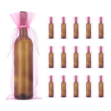 14x5inch Sachets Organza pour 40pcs Sacs Cadeaux Wedding Favors Rose