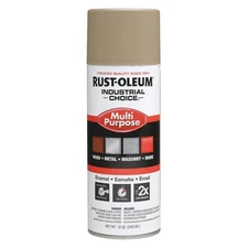 RUST-OLEUM 1671830 Spray Paint,Beige,12 oz. 6KP16