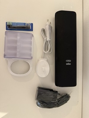Oral B Reiseetui mit USB-Anschluss, Ladekabel und Halterung für Genius X