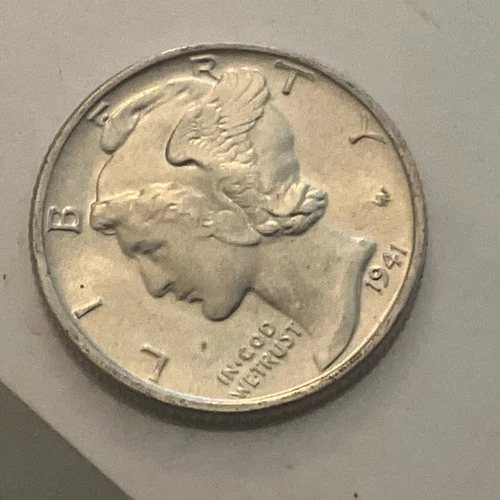 1941 Mercury SILVER Dime GEM BU FSB? NR