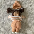 Vintage Cabbage Patch Doll Brown Hair Brown Eyes Dimples KT Head Mold #9