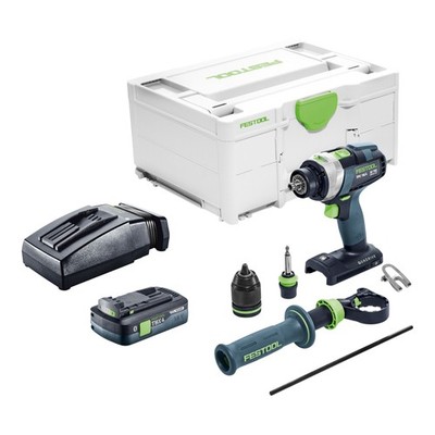 Festool TPC 18/4-Basic Schlagbohrschrauber 18 V 75 Nm + 1x Akku 4,0 Ah + Lader
