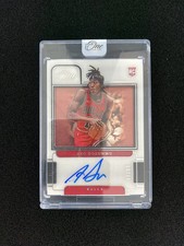 2021-22 Panini One And One Ayo Dosunmu 77/99 RC Rookie Auto #RA-ADM Bulls JM14
