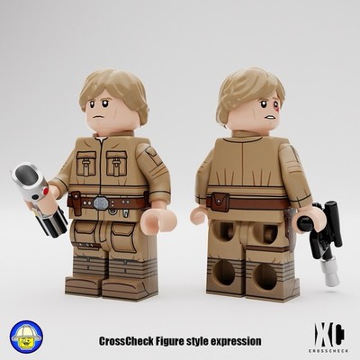 LEGO Star Wars Crosscheck X Cobalt Custom Force Knight Luke Skywalker Minifigure