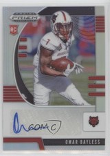 2020 Panini Prizm Draft Picks Rookies Silver Omar Bayless #208 Auto 0v9m