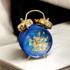 Disneyland 50th Anniversary Happiest Homecoming on Earth Bell Alarm Clock