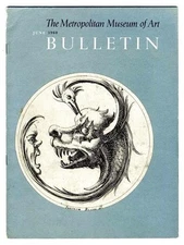 Metropolitan Museum of Art June 1960 Bulletin Curious Toys New York 