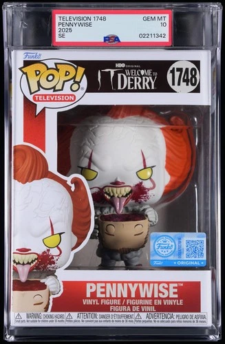 Pennywise Television IT Welcome To Derry Special Edition 1748 Funko Pop! PSA 10
