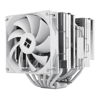 CPU-Kühler Weiß 140mm Aluminium Heatpipes Dual PWM 6 Heatpipes