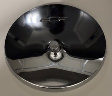 Vintage Original 1960s Chevrolet Bowtie Emblem Round Chrome Side Mirror Only