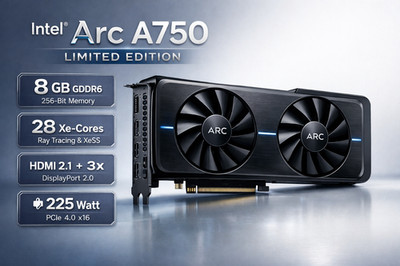   Intel Arc A750 Limited Edition 8GB | Grafikkarte Streaming VideoCard Gaming |