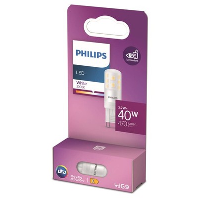 2x Philips G9 LED 470Lm White 3.7W Capsule