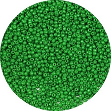 Bala Fillic 2mm Round Size Seed Beads 9500pcs/100 Grams in 12/0 -2mm, Green