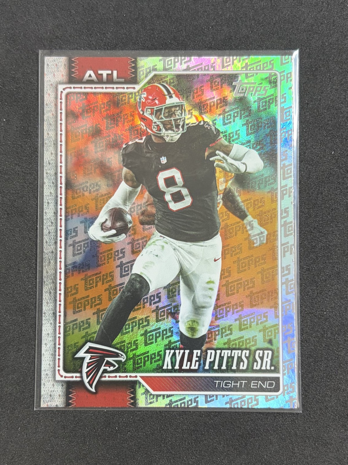 2026 Topps Kyle Pitts Sr. #10 Atlanta Falcons Topps Logo Foilboard