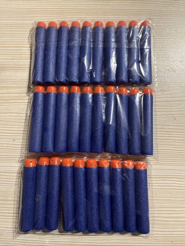 NERF Gun Bullets 30 Compatible Bullet pack for Nerf