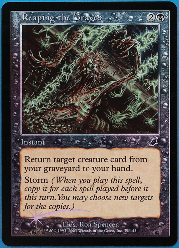 Reaping the Graves FOIL Scourge NM Black Common MAGIC CARD (ID# 500466) ABUGames - Picture 1 of 2