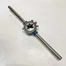 VINTAGE ELDI/VAR BICYCLE FORK THREADING CUTTING TOOL W/ 1" X 24 ISO TAP