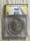 1884-S Morgan Silver Dollar ANACS XF45 Details Cleaned Key Date Coin