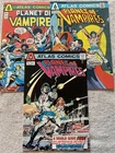 PLANET OF THE VAMPIRES #1 2 3 Set Charlton Comics 1975 VF