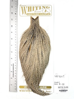 Whiting Farms Heritage Hackle Rooster Cape - Variant - Grade 2 #89