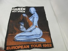Vintage QUEEN HOT SPACE EUROPEAN TOUR 1982 Fabric Cloth Tapestry Flag Poster