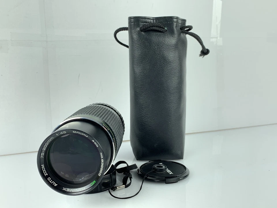 Hanimex 75-200mm f/4.5 MC Auto Zoom Macro Lens Pentax K mount 1980s Vintage - Image 2 of 4