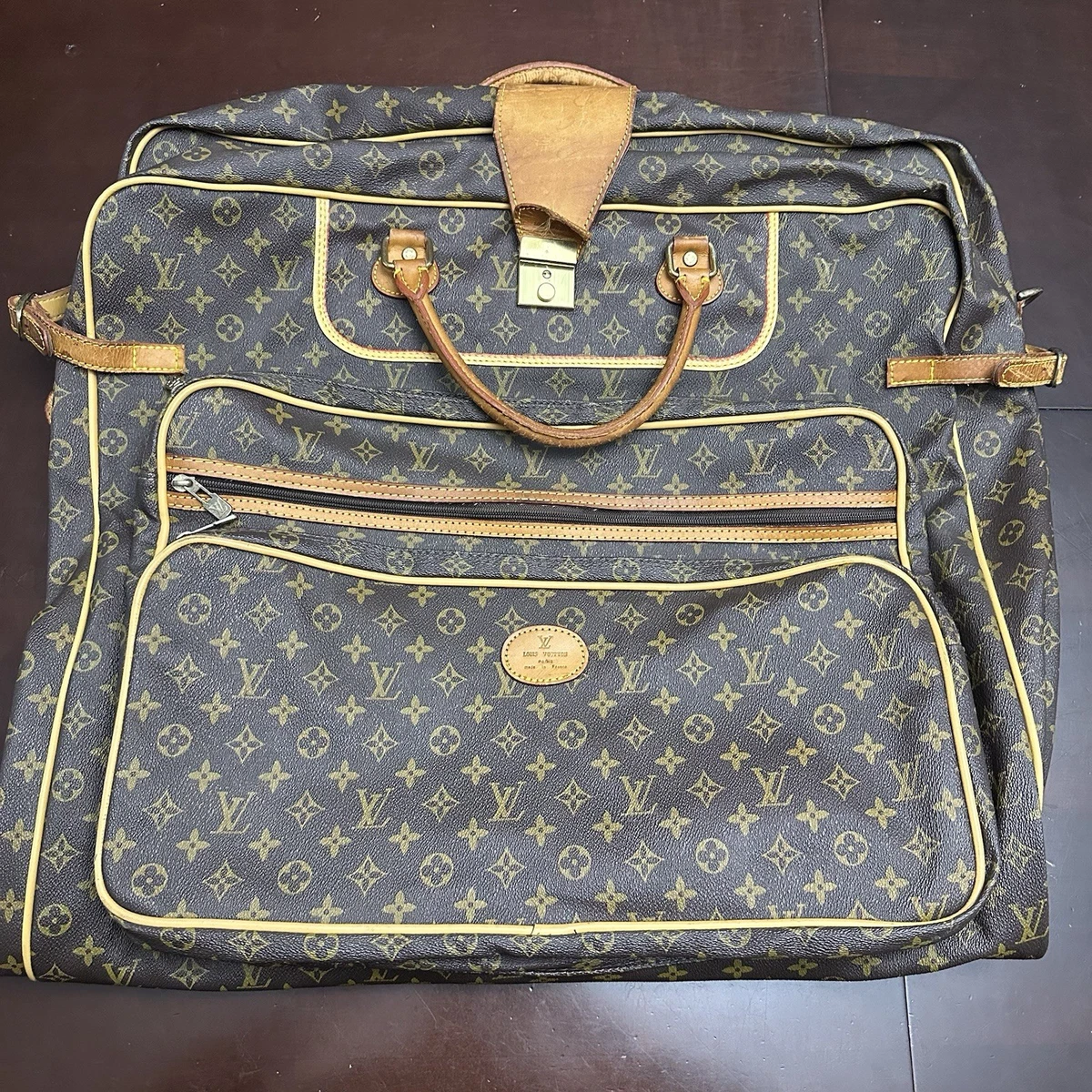 Louis Vuitton Leather Garment Bags for sale - eBay