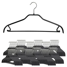 by Reston Lloyd Silhouette Series Non-Slip Space Saving Clothes Hanger with B...