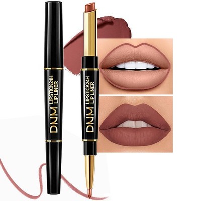 evpct 1Pcs Dark Brown Lip Liner and 1 Count (Pack of 1), 11# Matte 