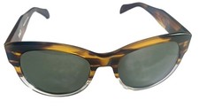SALT HAYLEY SUNGLASSES  TORTOISE W GREEN LENSES  53-20-140  EXCELLENT