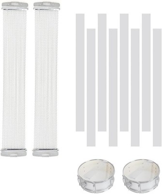 Snare Drum Wires, 10PCS Snare Straps Included, 30 Steel Strand Wire Snares Repla