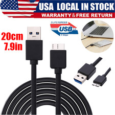 US Stock 20cm Micro USB 3.0 Cable High Speed Data for External HDD Hard Drive