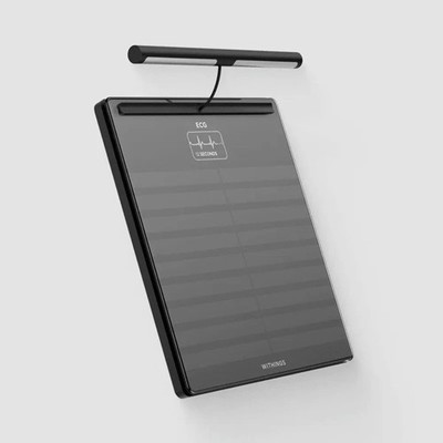 Withings Körperwaage schwarz, digitale Waage mit Gewichts- und Körperfettmessung