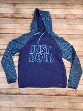 Women's Size M Nike Just Do It Therma Fit Hoodie Sweatshirt
