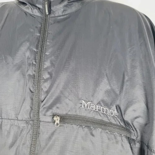 Marmot Men's Black Mock Neck Full Zip Outdoor Trail Rain Jacket Size XXL - Picture 4 of 7