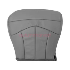 Driver Bottom Leather Seat Cover Gray Fit 1999 2000 2001 2002 2003 Ford F150 XLT