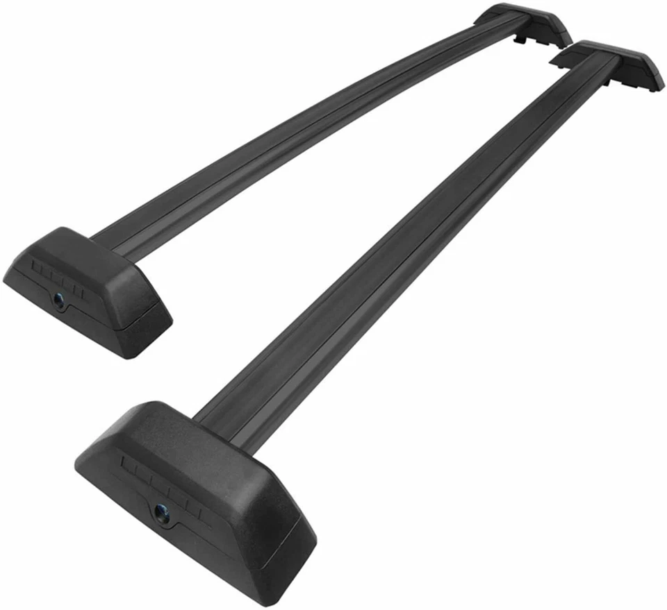 2Pcs Lockable Roof Rail Rack Cross Bar Crossbar Fit for Hummer H3 H3T 2006-2010  - Image 4 of 4